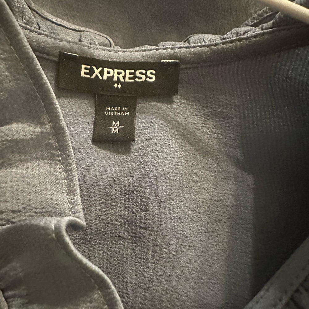 Ladies Gray Button-Up Jacket - image 5